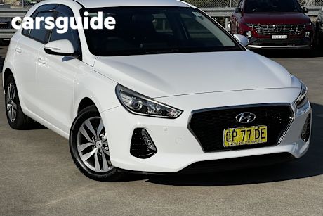 White 2018 Hyundai I30 Hatchback Active