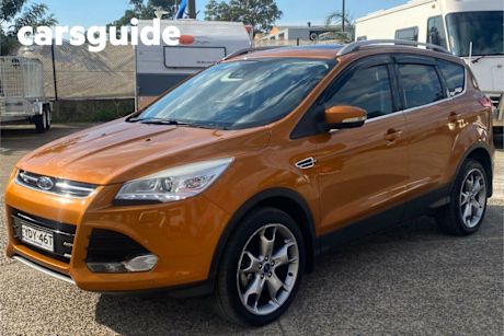 Orange 2016 Ford Kuga Wagon Titanium (awd)
