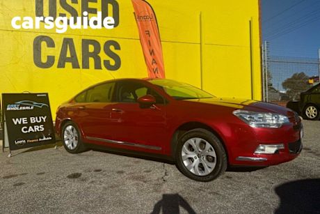 Red 2009 Citroen C5 Sedan 2.0 HDI EXCLUSIVE X7