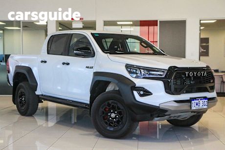 White 2023 Toyota Hilux Double Cab Pick Up GR-Sport TWO-Tone (4X4)