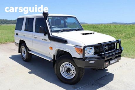 White 2023 Toyota Landcruiser 70 Series Wagon LC76 Workmate