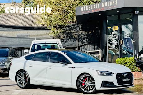 White 2017 Audi S5 Hatchback Sportback 3.0 Tfsi Quattro