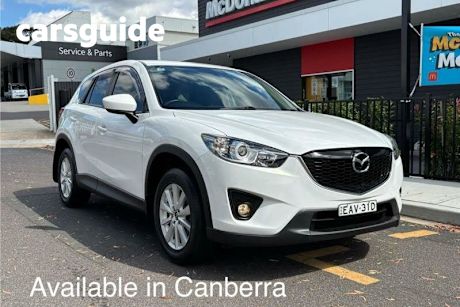 White 2013 Mazda CX-5 Wagon Maxx Sport (4X4)
