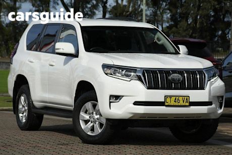 White 2019 Toyota Landcruiser Prado Wagon GXL (4X4)