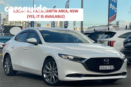 White 2020 Mazda 3 Sedan G20 Touring