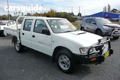 White 2002 Holden Rodeo Crew Cab Pickup LX