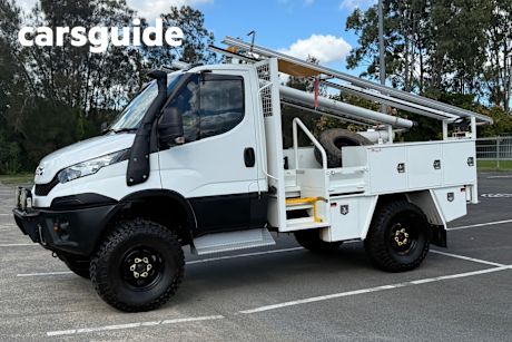 White 2017 Iveco Daily Ute Tray
