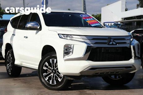 White 2023 Mitsubishi Pajero Sport Wagon GLS (4WD) 7 Seat
