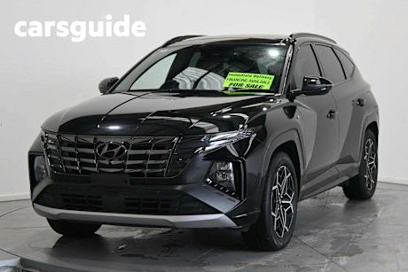 Black 2021 Hyundai Tucson Wagon Highlander N Line (fwd)