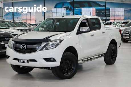 White 2016 Mazda BT-50 Dual Cab Utility XTR (4X2)