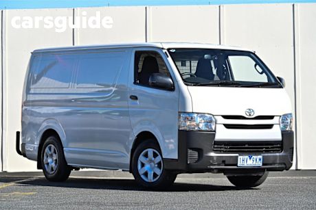 White 2016 Toyota Hiace Van LWB