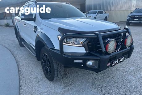 White 2020 Ford Ranger Double Cab Pick Up Wildtrak 2.0 (4X4)