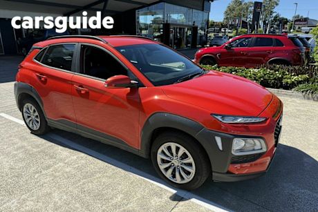 Orange 2019 Hyundai Kona Wagon GO (fwd)