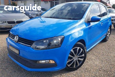 Blue 2015 Volkswagen Polo Hatchback 66 TSI Trendline