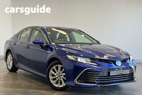 Blue 2023 Toyota Camry Sedan Ascent Hybrid