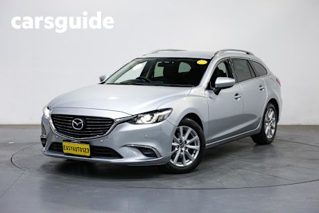 Silver 2015 Mazda 6 Wagon Touring