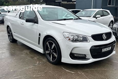 White 2016 Holden UTE Utility SS Black Edition