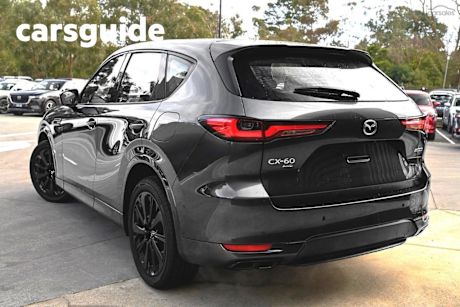 Grey 2025 Mazda CX-60 Wagon G40E GT Vision Hybrid