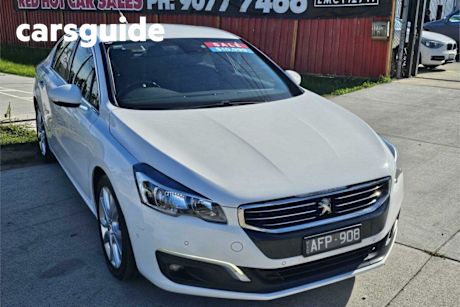 White 2015 Peugeot 508 Sedan Allure HDI
