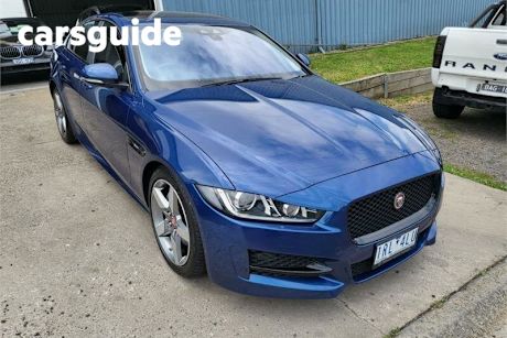 Blue 2015 Jaguar XE Sedan 20D R-Sport