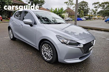 Silver 2022 Mazda 2 Hatchback G15 Evolve