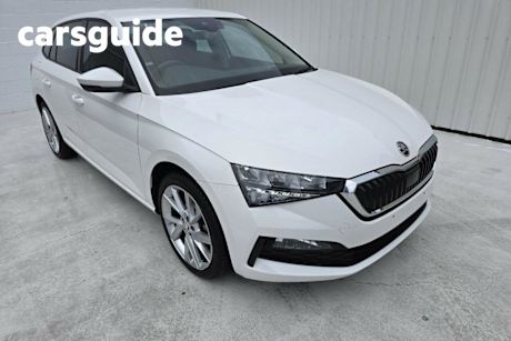 White 2023 Skoda Scala Hatchback Ambition 85TSI