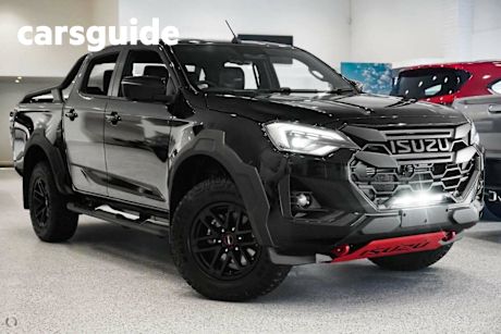 Black 2024 Isuzu D-MAX Crew Cab Utility Blade