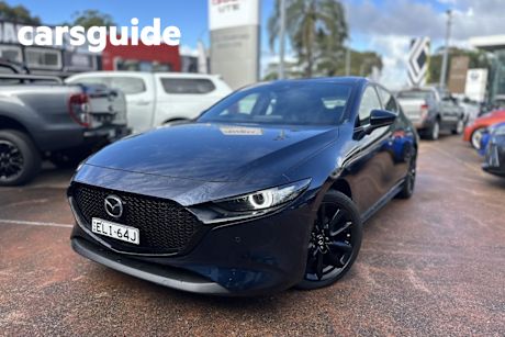 Blue 2020 Mazda 3 Hatchback G25 Astina