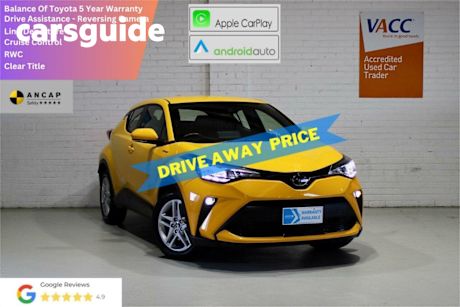 Yellow 2023 Toyota C-HR Wagon GXL (2WD)