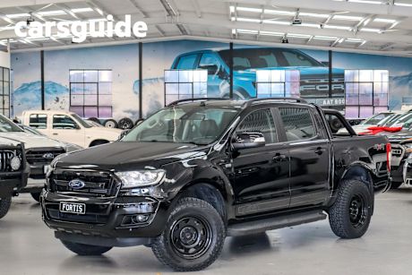 Black 2018 Ford Ranger Dual Cab Utility FX4 Special Edition