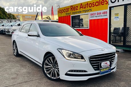 White 2014 Hyundai Genesis Sedan (ultimate Pack)
