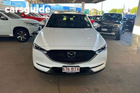 White 2021 Mazda CX-5 Wagon Akera Turbo (awd)