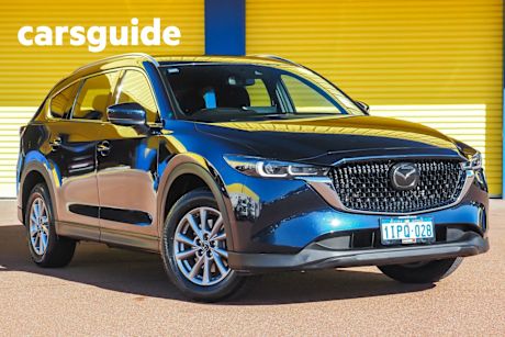Blue 2023 Mazda CX-8 Wagon G25 Sport (fwd)