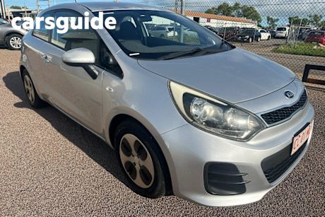 Silver 2015 Kia RIO Hatchback S