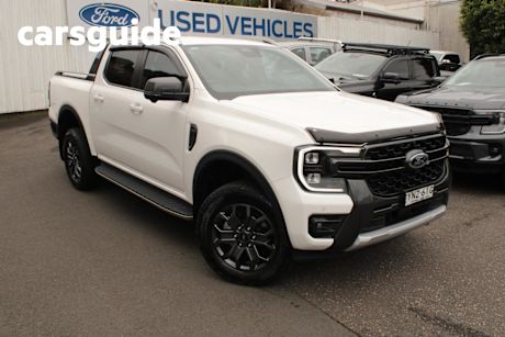 White 2023 Ford Ranger Double Cab Pick Up Wildtrak 3.0 (4X4)