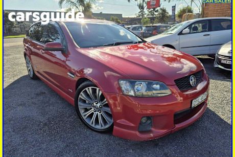 Red 2010 Holden Commodore Sportswagon SS