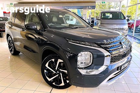 Black 2024 Mitsubishi Outlander Wagon Exceed Tourer 7 Seat (awd)