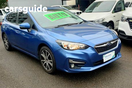 Blue 2016 Subaru Impreza Hatchback 2.0P Premium (awd)