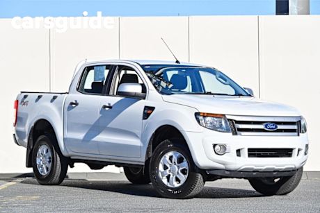 White 2014 Ford Ranger Dual Cab Utility XLS (4X4)