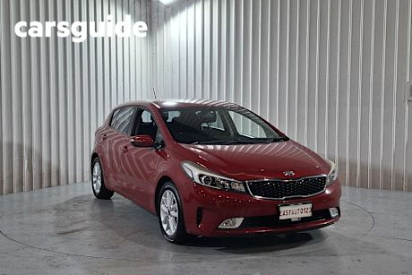 Red 2016 Kia Cerato Hatchback S Premium