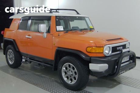 Orange 2013 Toyota FJ Cruiser Wagon