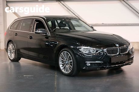 Black 2018 BMW 320I Wagon Touring Luxury Line