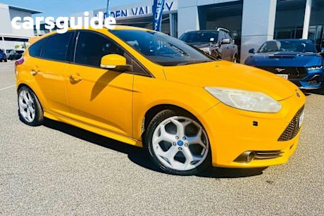 Orange 2012 Ford Focus Hatchback ST