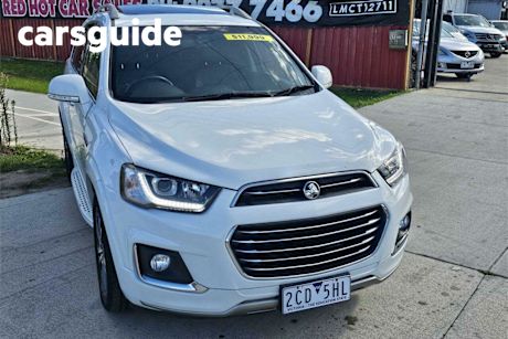 White 2017 Holden Captiva Wagon 7 LTZ (awd)