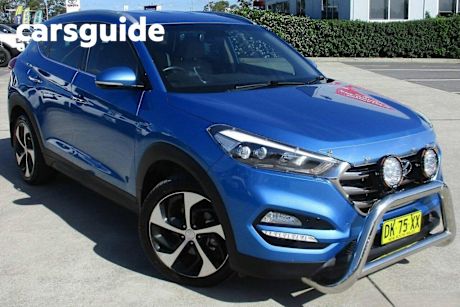 Blue 2016 Hyundai Tucson Wagon Elite (awd)
