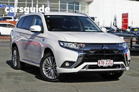 White 2019 Mitsubishi Outlander Wagon Phev (hybrid) ES Adas