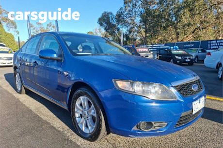 Blue 2010 Ford Falcon Sedan XT