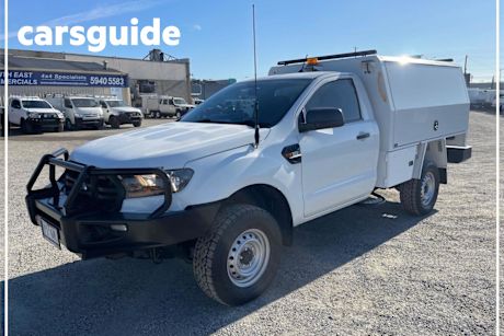 White 2018 Ford Ranger Cab Chassis XL 3.2 (4X4)