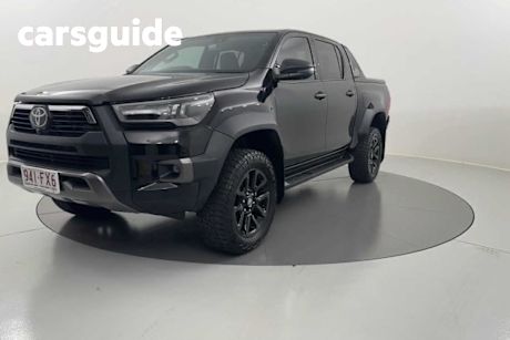 Black 2022 Toyota Hilux Double Cab Pick Up Rogue (4X4)