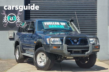 Blue 2000 Nissan Patrol Wagon ST (4X4)